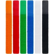 Fascette Fermacavo Multicolor in Velcro Set da 6 pz - GOOBAY - ISWT-VEL6