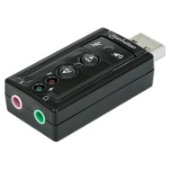 Scheda Audio Stereo USB 2.0 Virtual 7.1 Canali - MANHATTAN - IUSB-DAC-871