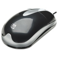 MH3 Mouse Classic Desktop Ottico USB Nero - MANHATTAN - IM 900-U-RT