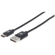 Cavo HiSpeed USB A Maschio / USB-C Maschio 3m Nero - MANHATTAN - ICOC MUSB20-CMAM30
