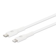 Cavo di Ricarica e Sincronizzazione USB-C™ a Lightning® 1m, Bianco - MANHATTAN - ICOC APP-8BB10WH