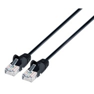 Cavo patch di rete Cat6 UTP Slim  2 m Nero - INTELLINET - ICOC U6-SLIM-020BK