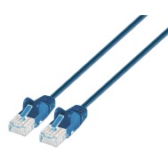 Cavo patch di rete Cat6 UTP Slim 3 m Blu - INTELLINET - ICOC U6-SLIM-030BL