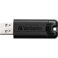 Memoria USB 3.0 PinStripe da 128Gb Colore Nero - VERBATIM - IC-49319