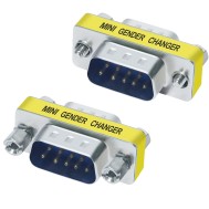 Mini Gender Changer Standard DB 9 poli M/M - MANHATTAN - IADAP 734-09
