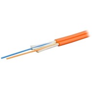 Cavo Zip Cord  2 Fibre Multimodale 62,5/125 OM1 2.9x5.8 mm Arancione - INTELLINET - ICOC FOIRL-BF/62