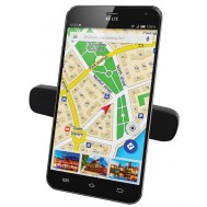 Supporto Magnetico da Auto per Smartphone con Doppia Clip - TECHLY - I-SMART-UNIDUA