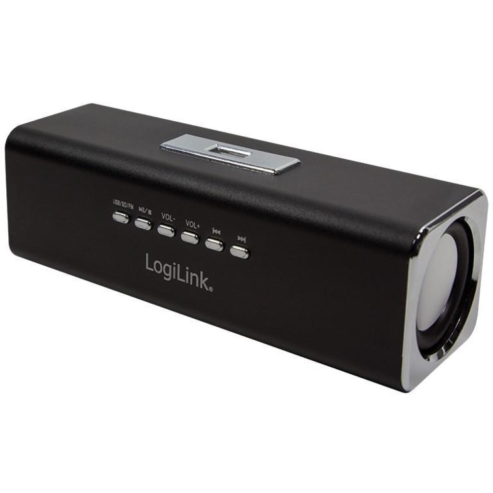 Speaker Portatile USB Soundbox con Lettore MP3 Radio MicroSD Nero ...