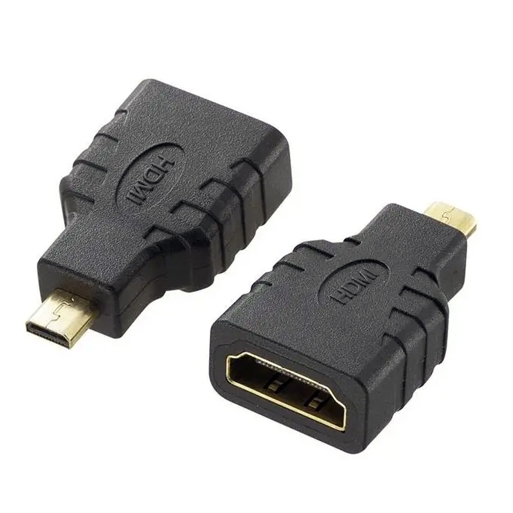 MANHATTAN Adattatore HDMI A Femmina / Micro D Maschio Angolato Nero 15748224 - Foto 7