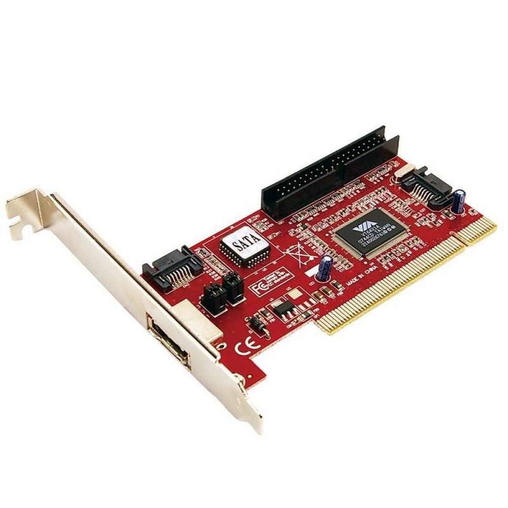 Syba 1 Porta ATA133 PATA IDE E 2 Portas SATA II PCI Cartão Controlador - Foto 5