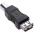 Adattatore Convertitore USB A Femmina USB B Maschio Nero - GOOBAY - IADAP USB-AF/BM-4