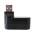 Mini Hub Rotante con 3 Porte USB 2.0 Nero - TECHLY - IUSB2-HUB3-ROTB-10