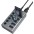 Hub USB3.2 Gen1 4 Porte + 1 Porta di Ricarica Rapida Interruttore On/Off - LOGILINK - IC-UA0386-6