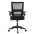 Sedia da Ufficio con Seduta Imbottita e Schienale in Rete - TECHLY - ICA-CT MC003BK-1