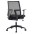 Sedia da Ufficio con Seduta Imbottita e Schienale in Tessuto High Tech - TECHLY - ICA-CT MC087BK-4