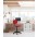 Sedia per Ufficio Colore Rosso - TECHLY - ICA-CT CD102RE-1