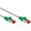 Cavo di rete Patch Cross in Rame Cat. 6 Verde/Grigio SF/UTP 0,5 mt - INTELLINET - ICOC CRS6-005-1