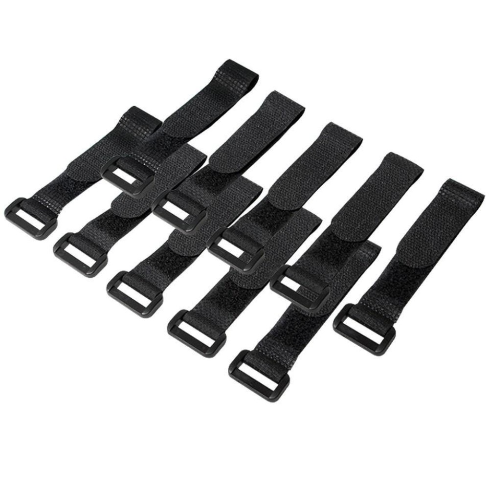 10 nastri velcro eco 200 x 25 mm Nero Cavo Velcro nastro di velcro Velcro Fascette per cavi 