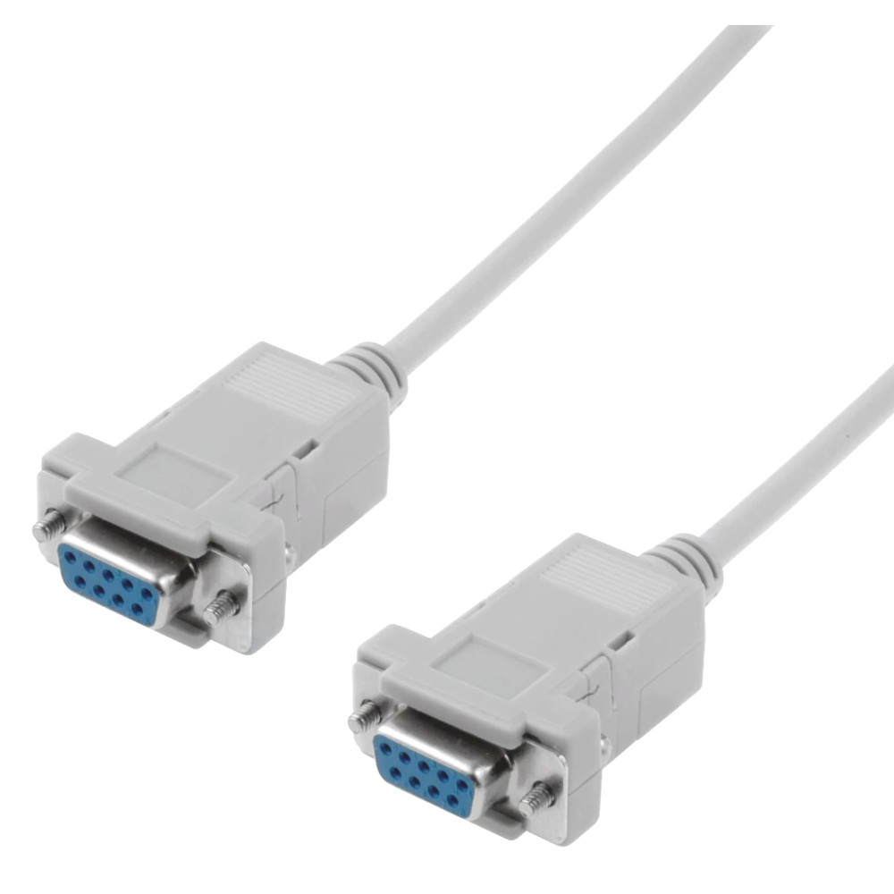 Cavo Pc/Pc Null Modem Cavo AT, AT cross over DB 9p. F/F 5 m - MANHATTAN - ICOC 036-NM-5-1