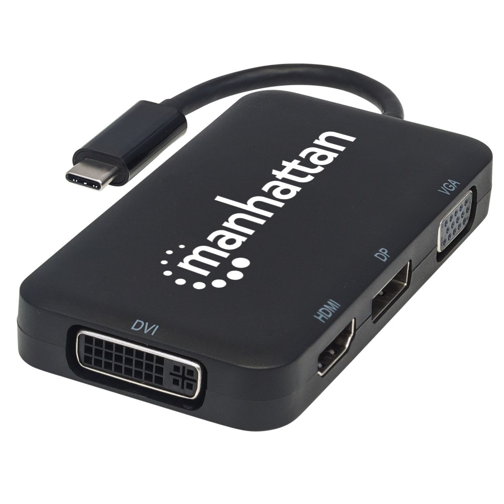 4K Type-C A USB 3.0/HDMI/VGA/Audio/Adattatore Convertitore Video HUB Per Laptop Macbook 