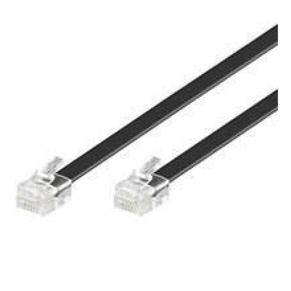 Cavo telefonico RJ12 Modulare 6P6C 10 mt - MANHATTAN - ICOC MD-22-10-1