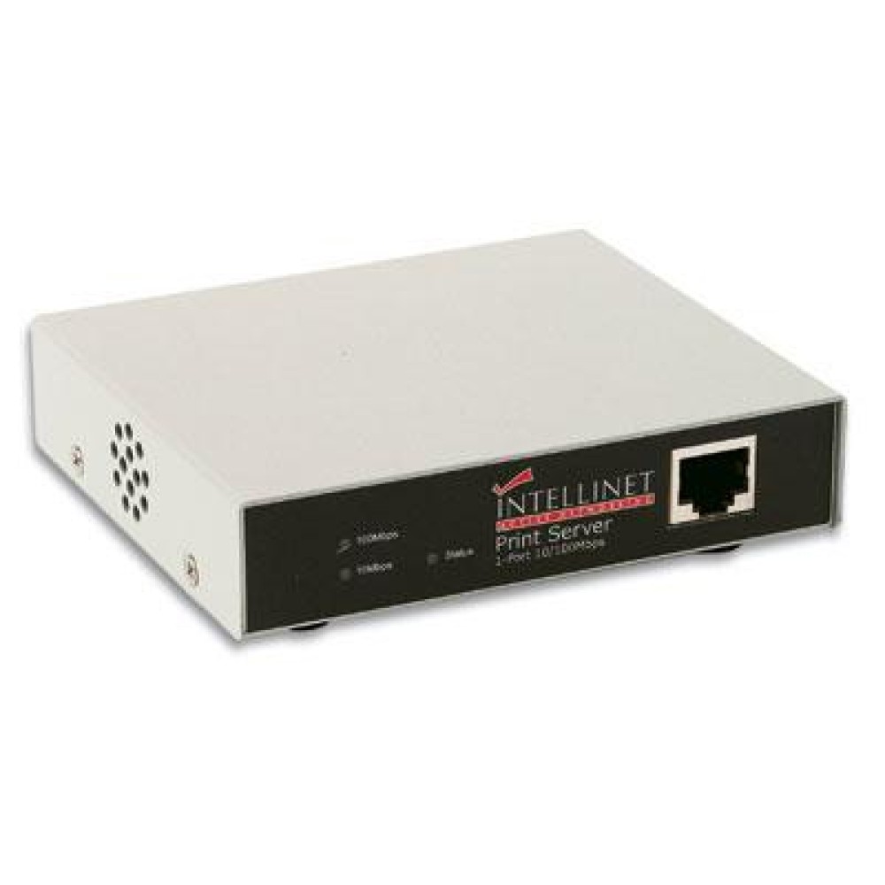 Print server parallelo 10/100 Mbps versione desktop - INTELLINET - IPS 101-100-1