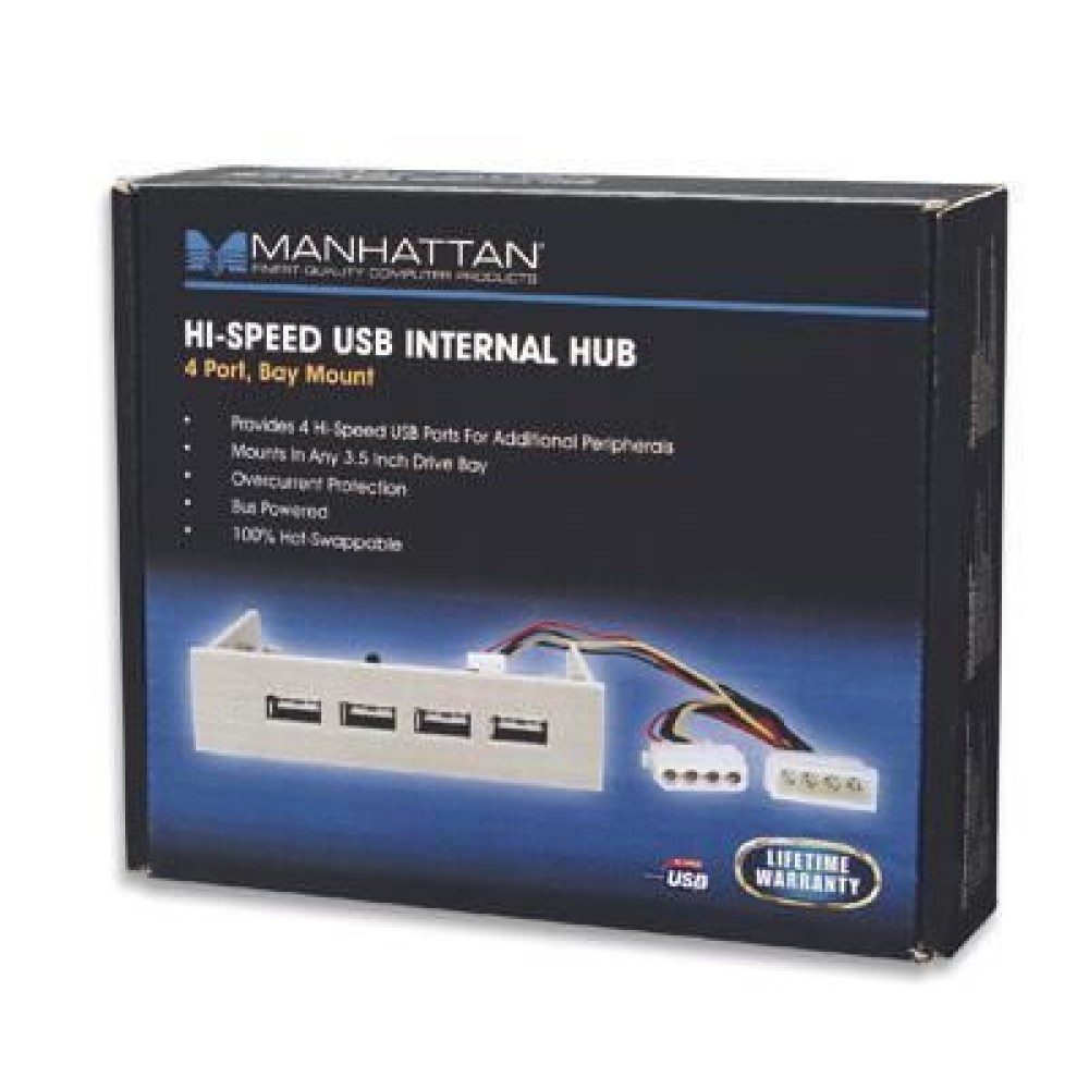 Scheda interna Hub USB 2.0 4 porte - MANHATTAN - IUSB-HUB4-IDBU2