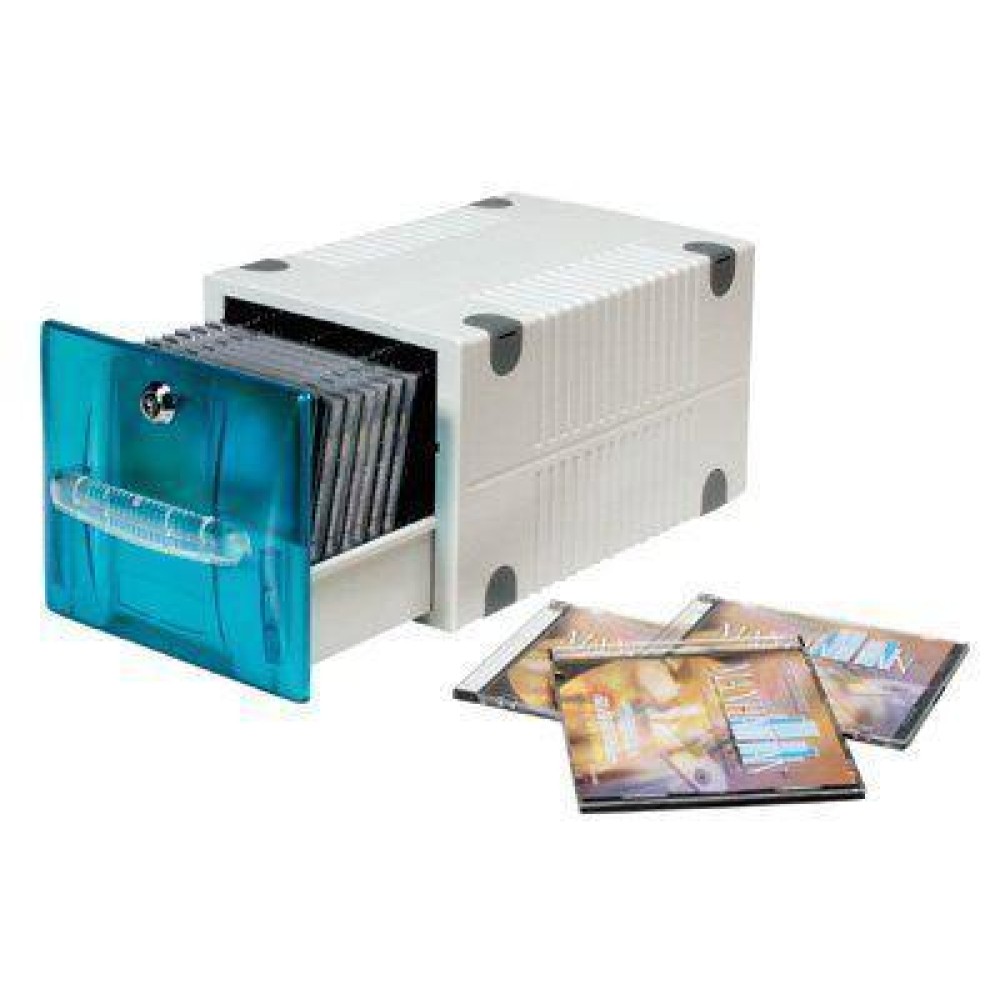 Cassetto porta CD blue traslucente - OEM - ICA-CD 250B