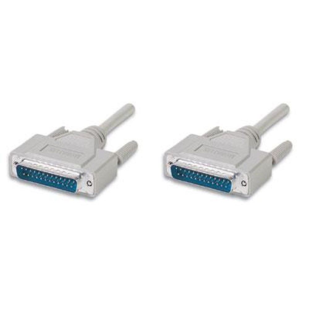 Cavo Seriali/Paralleli M/M D-Sub 25p. Cavo prol. 25p. M/M 15 m - MANHATTAN - ICOC 0150-SC-1