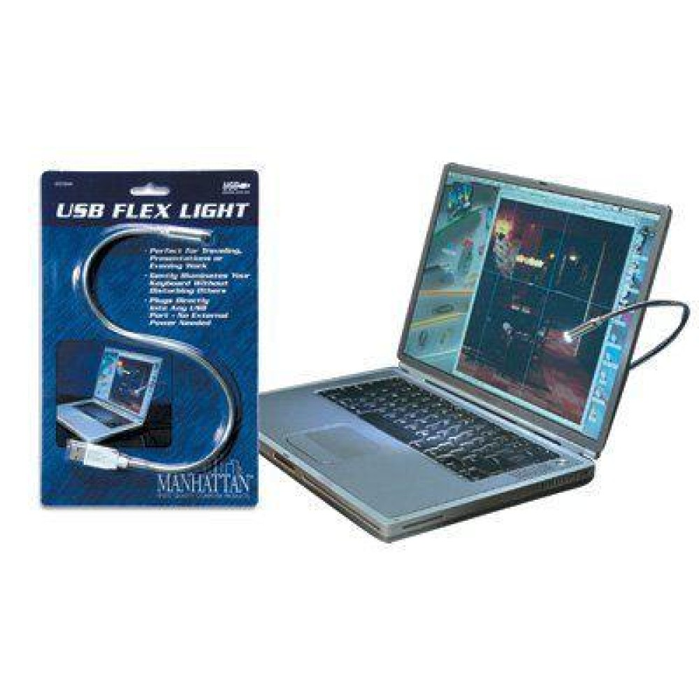 Lampada flessibile USB, luce led - MANHATTAN - IUSB-LIGHT