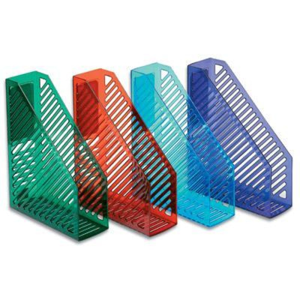 Portariviste in plastica Blu trasparente - OEM - ICA-TR 1033TBL-1 Portariviste in plastica Blu trasparente - OEM - ICA-TR 1033TBL-1