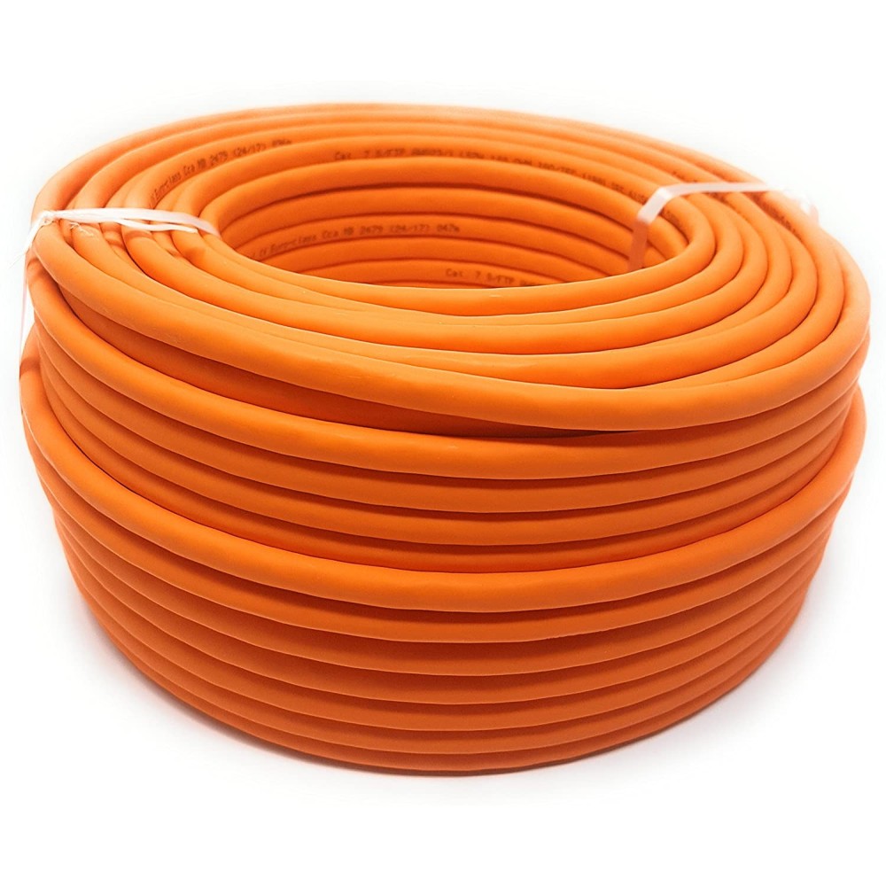 Matassa S/FTP, 4 coppie, Cavo Cat.7 Rame 100m Rigido PIMF Arancione - OEM - ITP5-PIMF-0100-1 Matassa S/FTP, 4 coppie, Cavo Cat.7 Rame 100m Rigido PIMF Arancione - OEM - ITP5-PIMF-0100-1