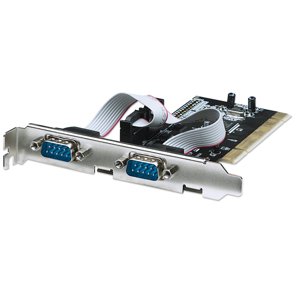 Scheda Seriale PCI 2 porte DB9 - MANHATTAN - ICC IO-53-2S