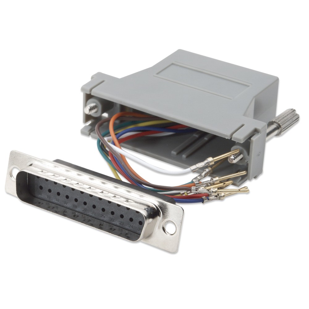 Adattatore Modulare DB 25p. M / RJ45 8 fili - MANHATTAN - IMA 251-1