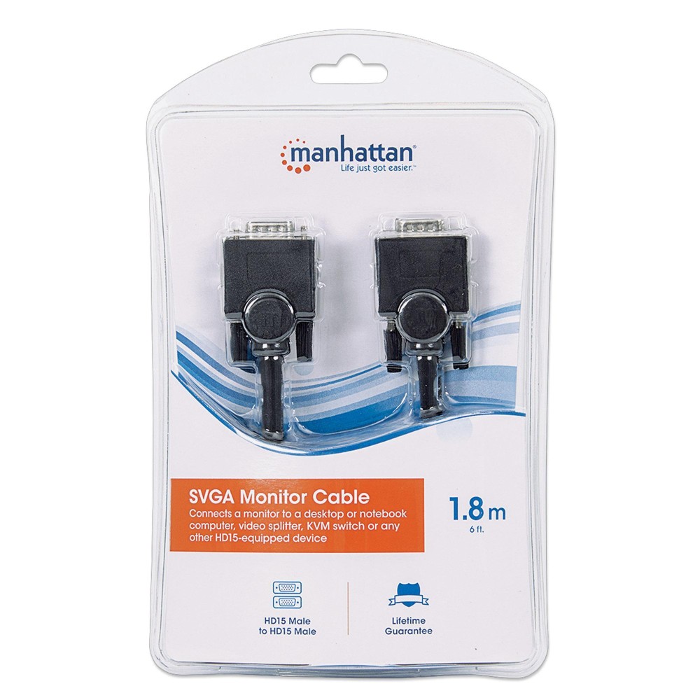 Prolunga Vga Maschio Femmina Cavo VGA/SVGA Premium 10 Piedi - Maschio A Maschio, Per PC, Monitor E Laptop Cavo Vga Svga - Foto 8