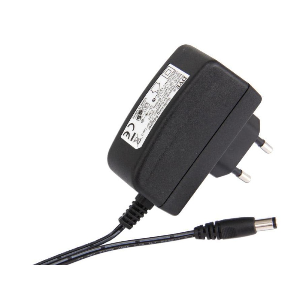 Alimentatore Europeo da 12V / 1A con interruttore - OEM - IPW-12DC-1 Alimentatore Europeo da 12V / 1A con interruttore - OEM - IPW-12DC-1