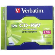 CD-RW 12x 80 Min 700MB - VERBATIM - ICA-CD-RW
