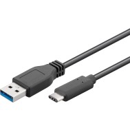 Cavo USB3.0 A Maschio USB-C Maschio 0,15m Nero - GOOBAY - ICOC MUSB31-CMAM015