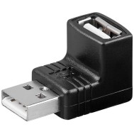 Adattatore USB A maschio/A femmina 90° - MANHATTAN - IADAP USB-AF90