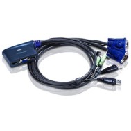 Mini Switch KVM con 2 Porte USB + Audio, CS62U - Ricondizionato - ATEN - IDATA KVM-62U