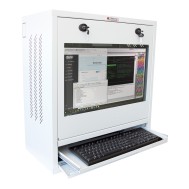 Armadio di sicurezza per PC, monitor LCD e tastiera Bianco - TECHLY PROFESSIONAL - ICRLIM10W