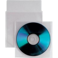 Buste Porta CD/DVD in PPL 800 Micron Con Aletta e Biadesivo 100 pz - MANHATTAN - ICA-CD2-C4