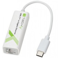 Cavo Convertitore Adattatore da USB-C™ M a Gigabit Ethernet - TECHLY - IADAP USB31-ETGIGA