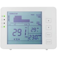 Misuratore di CO2 5000ppm con Allarme Indicatore Temperatura e Umidità - LOGILINK - I-AIR-CO2