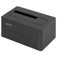 Docking Station USB3.1 Gen2 per HDD/SSD SATA da 2.5"/3.5" Nero - LOGILINK - I-CASE SATA-TST49