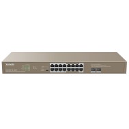 Switch 16 Porte Ethernet 16GE+2SFP con PoE, TEG1118P-16-250 - TENDA - I-SWHUB TEG1118P-16