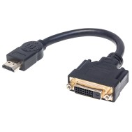 18+1 spina HDMI > DVI-D HDMI/DVI Adattatore Cavo 3 M 19 Pol Connettore 