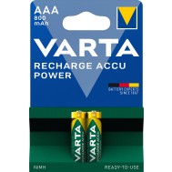 Blister 2 Batterie Ricaricabili Mini Stilo AAA 800 mAh - VARTA - IBT-KVR-LR03-28