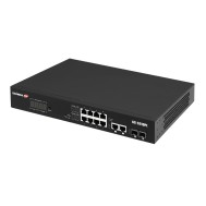 Smart Switch Web a Lungo Raggio 12 porte Gigabit PoE+ VLAN con 2 porte Gigabit RJ45 e 2 porte SFP, GS-5210PL - EDIMAX - ICE-GS5210PL