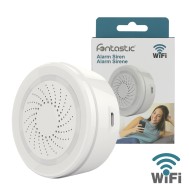 Sirena Allarme Smart Controllo vocale Alexa, Google Home Bianco - FONTASTIC - ICFT-253973
